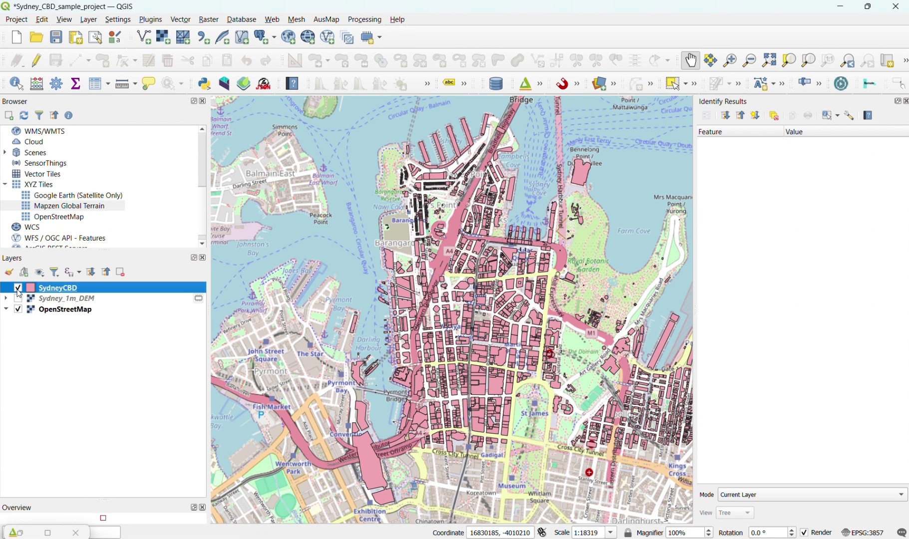 QGIS Interface